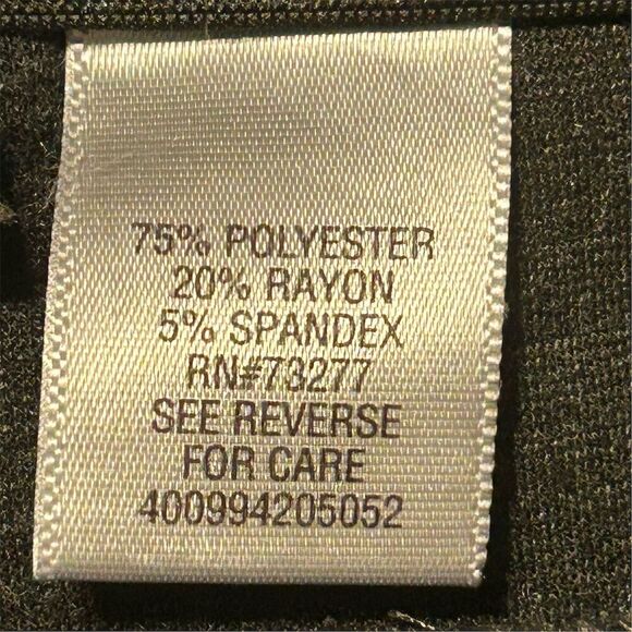 Simply Vera Vera Wang Women's XL Dark Gray Dress Pants Straight Leg - Picture 8 of 12